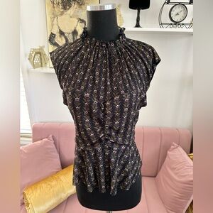 Ted Baker Khrisie Mesh Peplum Top